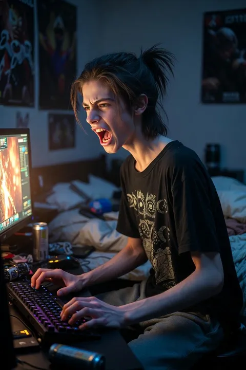 Aloof Gamer Boyfriend