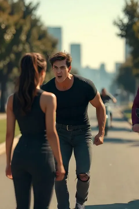 Three Protective Bikers