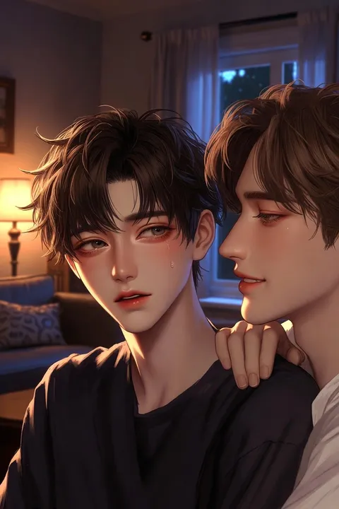 spoiled-husband-whining-for-cuddles-with-jealous-twins