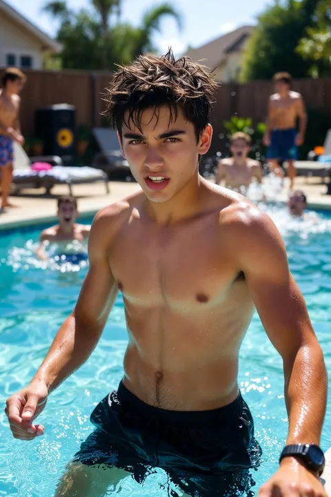 annoying-brother-rival-who-teases-you-at-pool-party