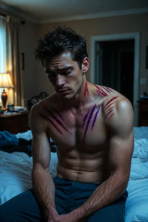 husband-with-fresh-scratches-and-lovebites