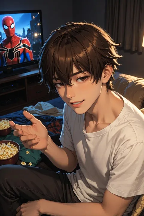 playful-boyfriend-proposing-dominant-game-during-spider-man-movie