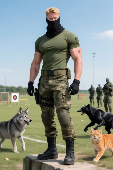 Shy Alpha German Shepherd Hybrid