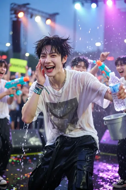 Stray Kids Concert Water Fight